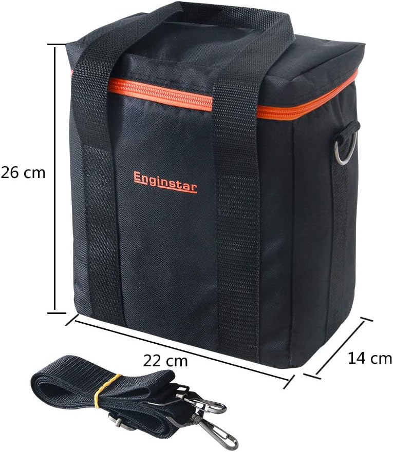 EnginStar 300W Solar Generator with 60W Solar Panel and 300W Carrying Bag 80000mAh Portable Power Station with AC Outlet for Outdoors Camping Emergency Use