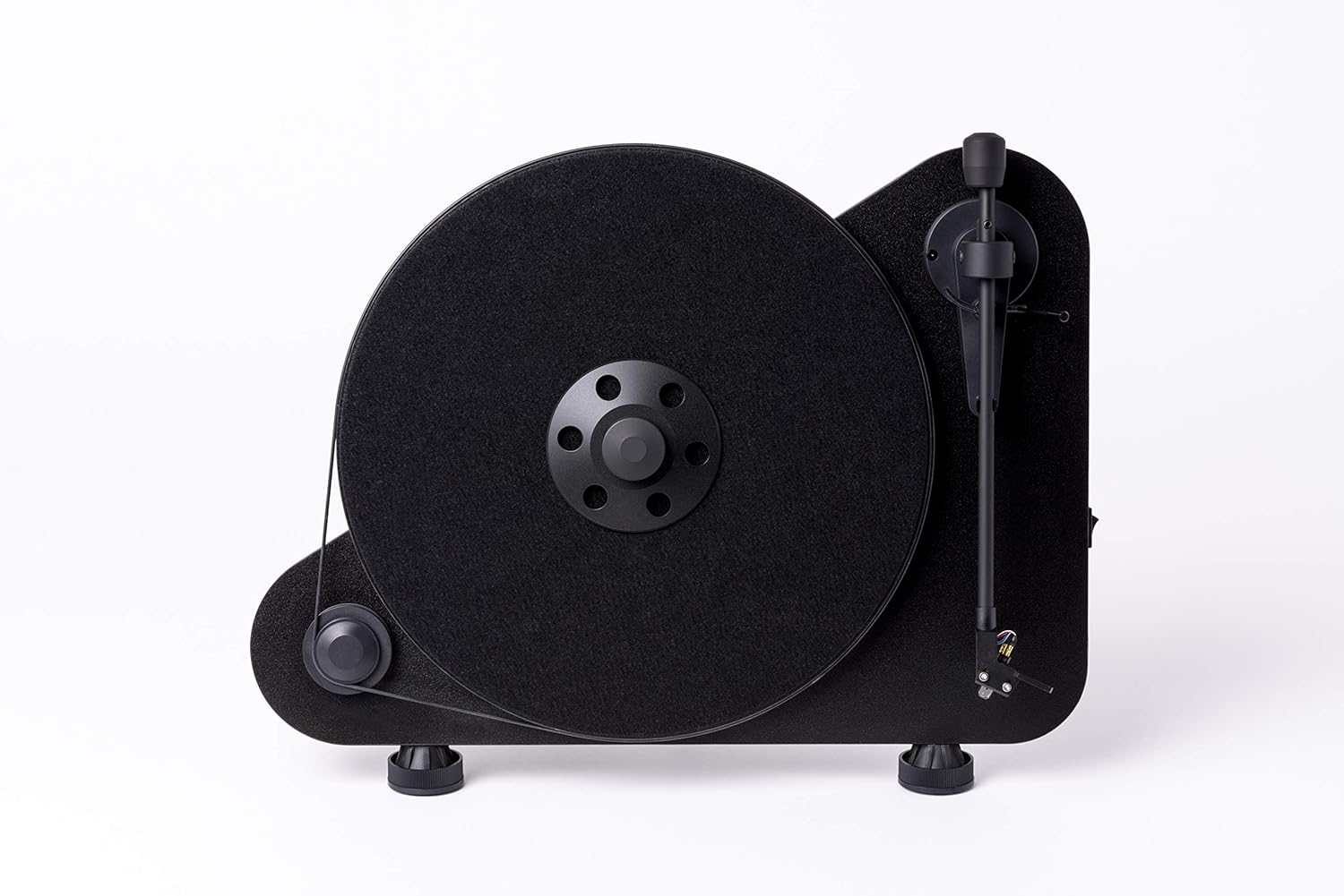 Pro-Ject VT-E R (OM5e) - RED Vertical Turntable, Red/Matte