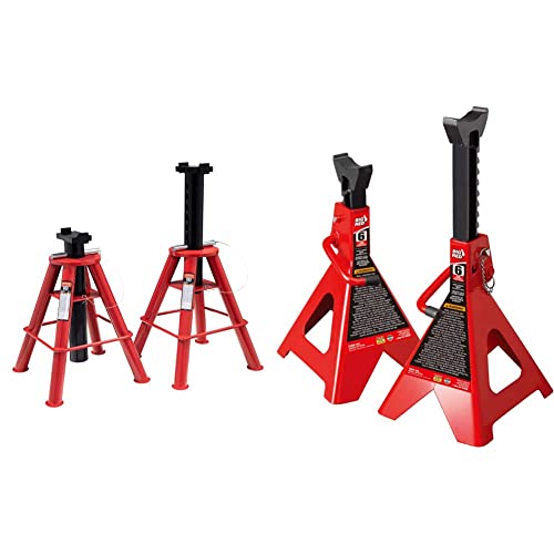 Sunex 1410 10-Ton, High Height, Pin Type, Jack Stands, Pair