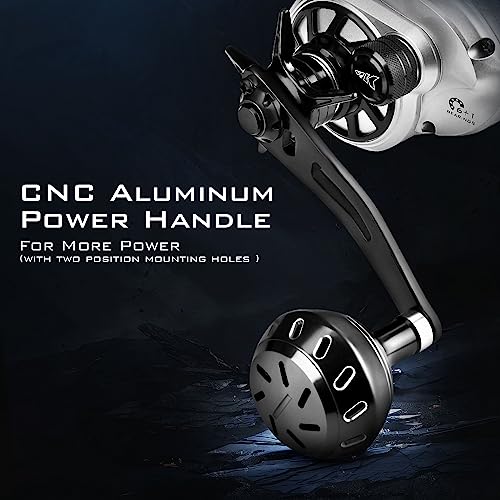 KastKing Kapstan Elite 300 Baitcasting Fishing Reel, Low Profile, Large Capacity Casting Reel, Graphite Frame, 35 lbs. Drag 5.4:1 Ratio, 6+1 Double Shielded/SS BB Centrifugal Braking, Aluminum Handle