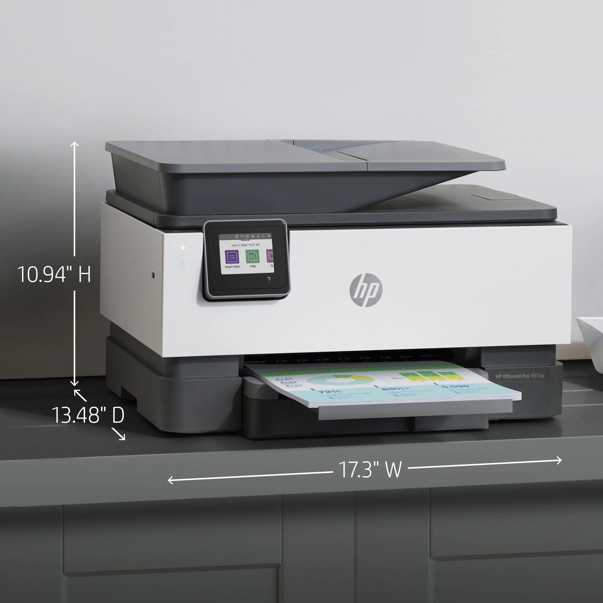 HP OfficeJet 9025e All-in-One Wireless Color Inkjet Printer - 6 months free Instant Ink with HP+
