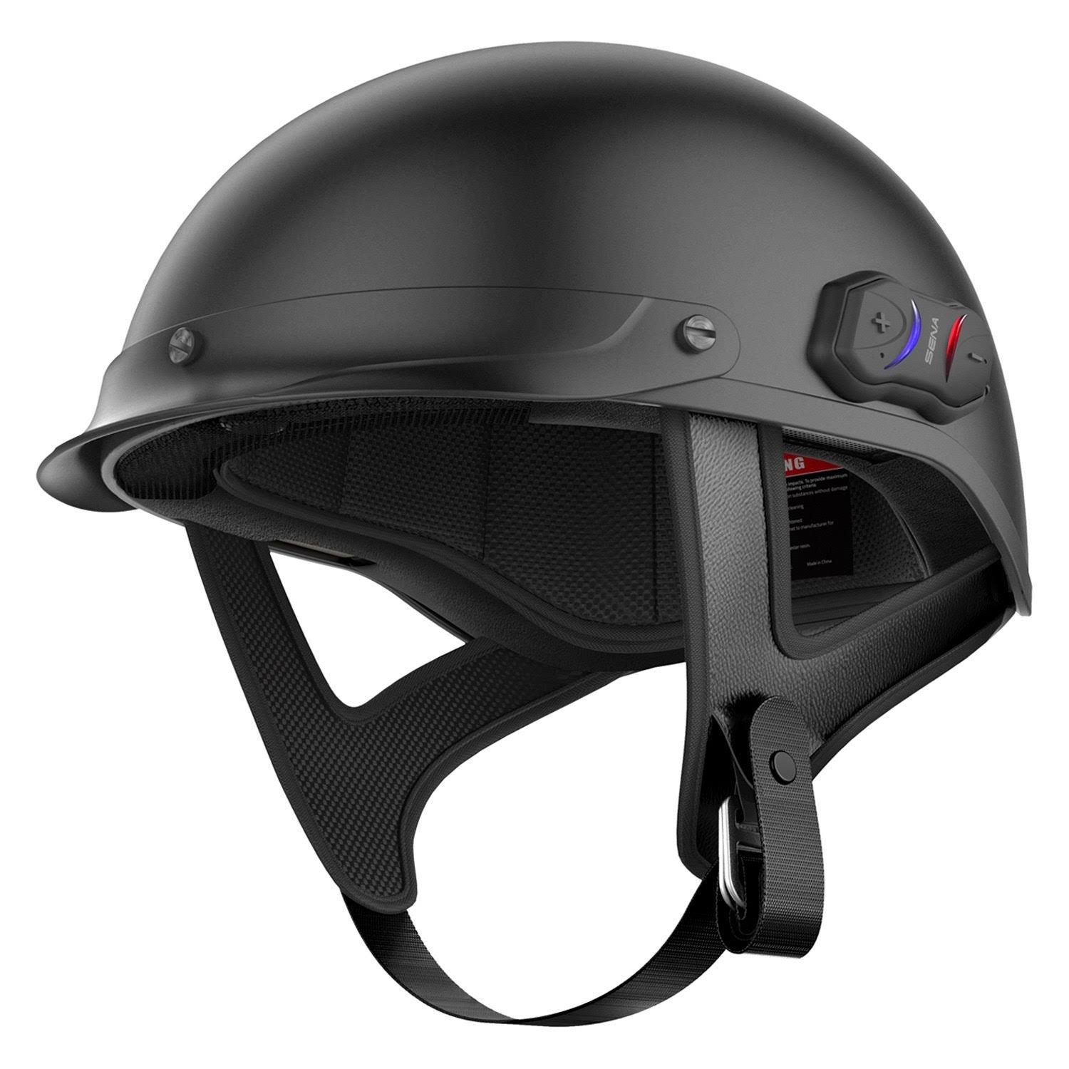 Sena Cavalry Lite Bluetooth Half Helmet Matte Black SM
