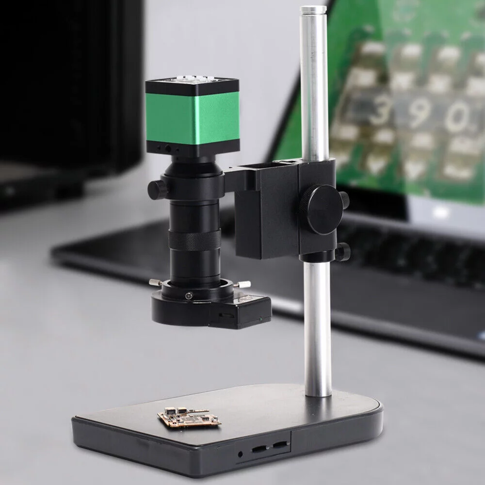 48MP HDMI Electron Microscope Industrial Camera Full HD Digital Zoom Equipment 48 MP HDMI USB 1080P Digital Video Industrial Microscope Camera C/CS Lens Interf Electronic Digital Microscope
