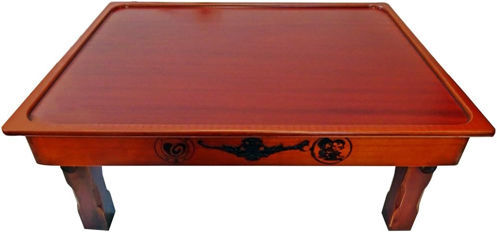 Excelife 86150 Multi Folding Wooden Korean Tea Table M Size, Medium , Brown Pack of 2