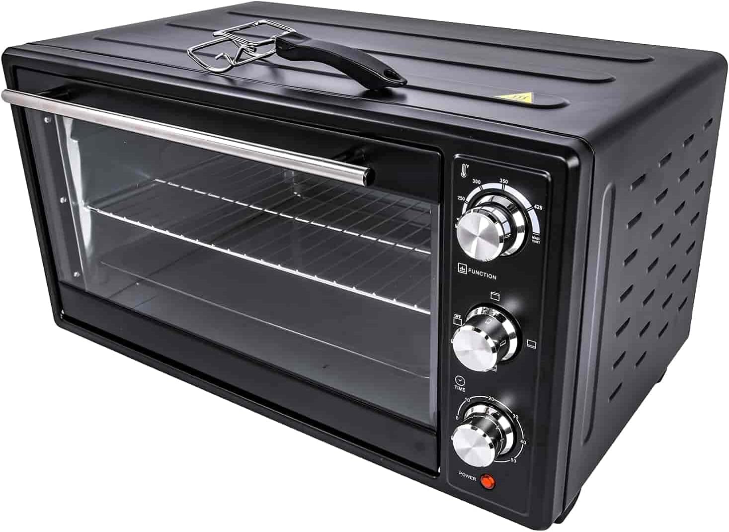 JEGS Bench Top Powder Coating Oven | 1600 Watt | 120 Volt | Operates Up To 450 Degrees Fahrenheit | 3 Foot Cord | Built-In 60 Minute Timer
