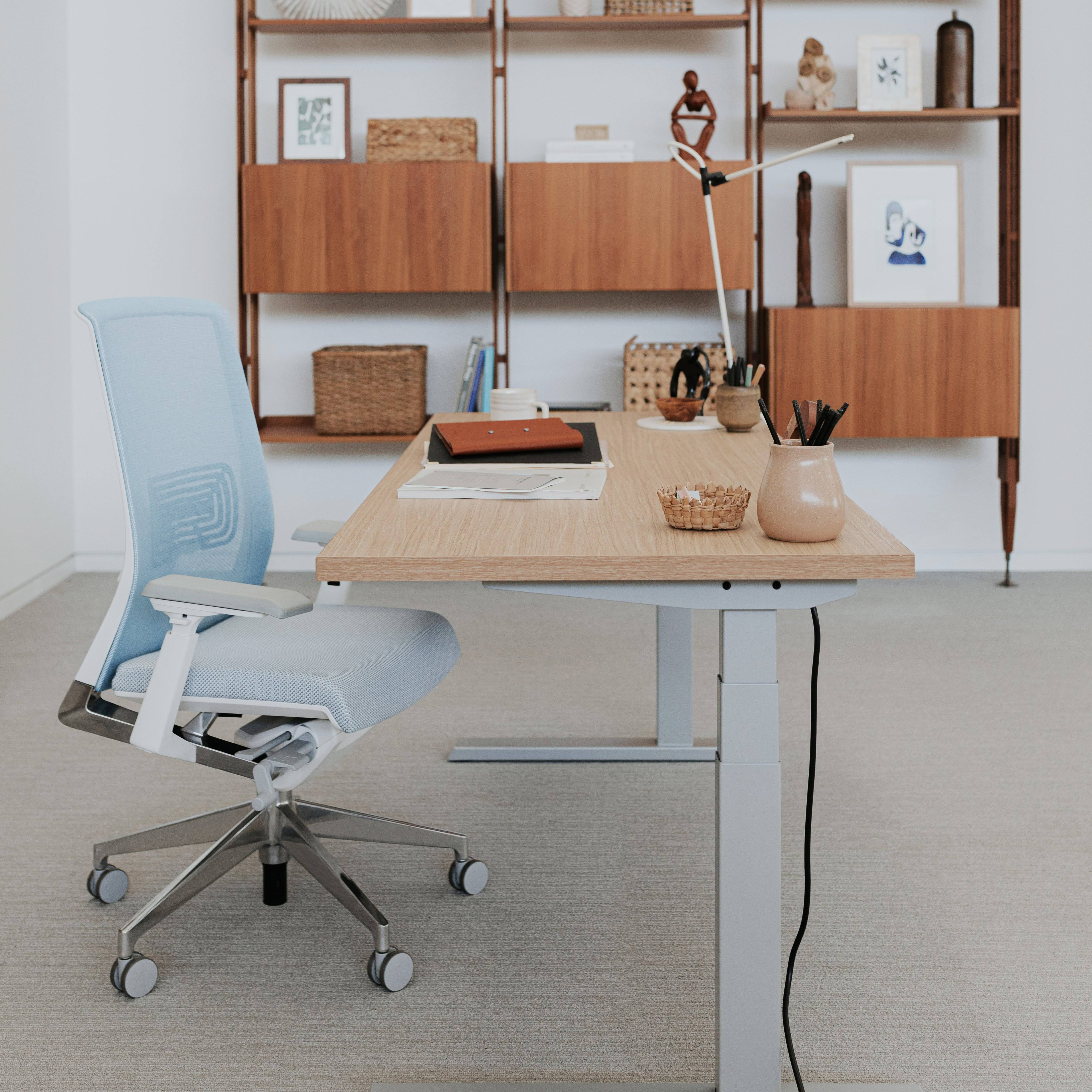 Haworth Very Office Chair with Height Adjustable Arms Fog