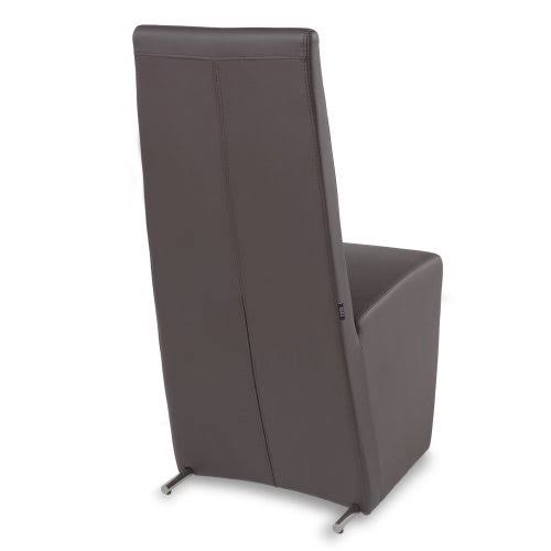 Zuri Furniture Boston High Back Modern Dining Chair - Brown