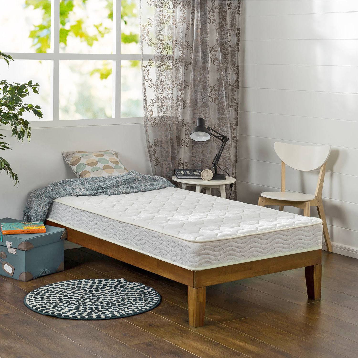 Slumber 1 6x22 Comfort Bunk Bed Spring Mattress Full Size Bedroom Coil Plush