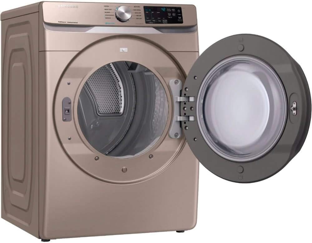 SAMSUNG DVG45R6100C 7.5 cu. ft. Gas Dryer with Steam Sanitize+ in Champagne