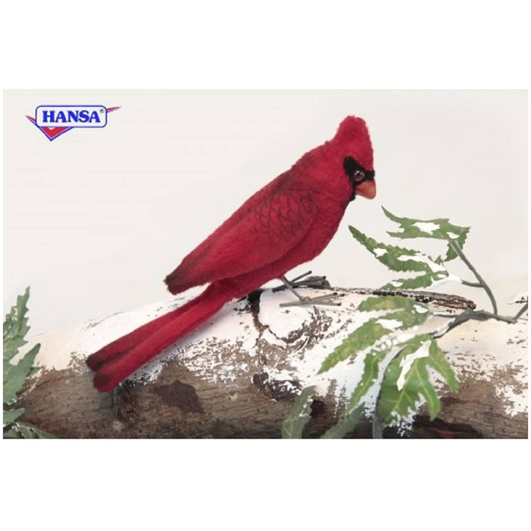 Handcrafted Cuddlers Pack of 6 Life-Like Handcrafted Extra Soft Plush Red Cardinal Stuffed Animals 3.5x22