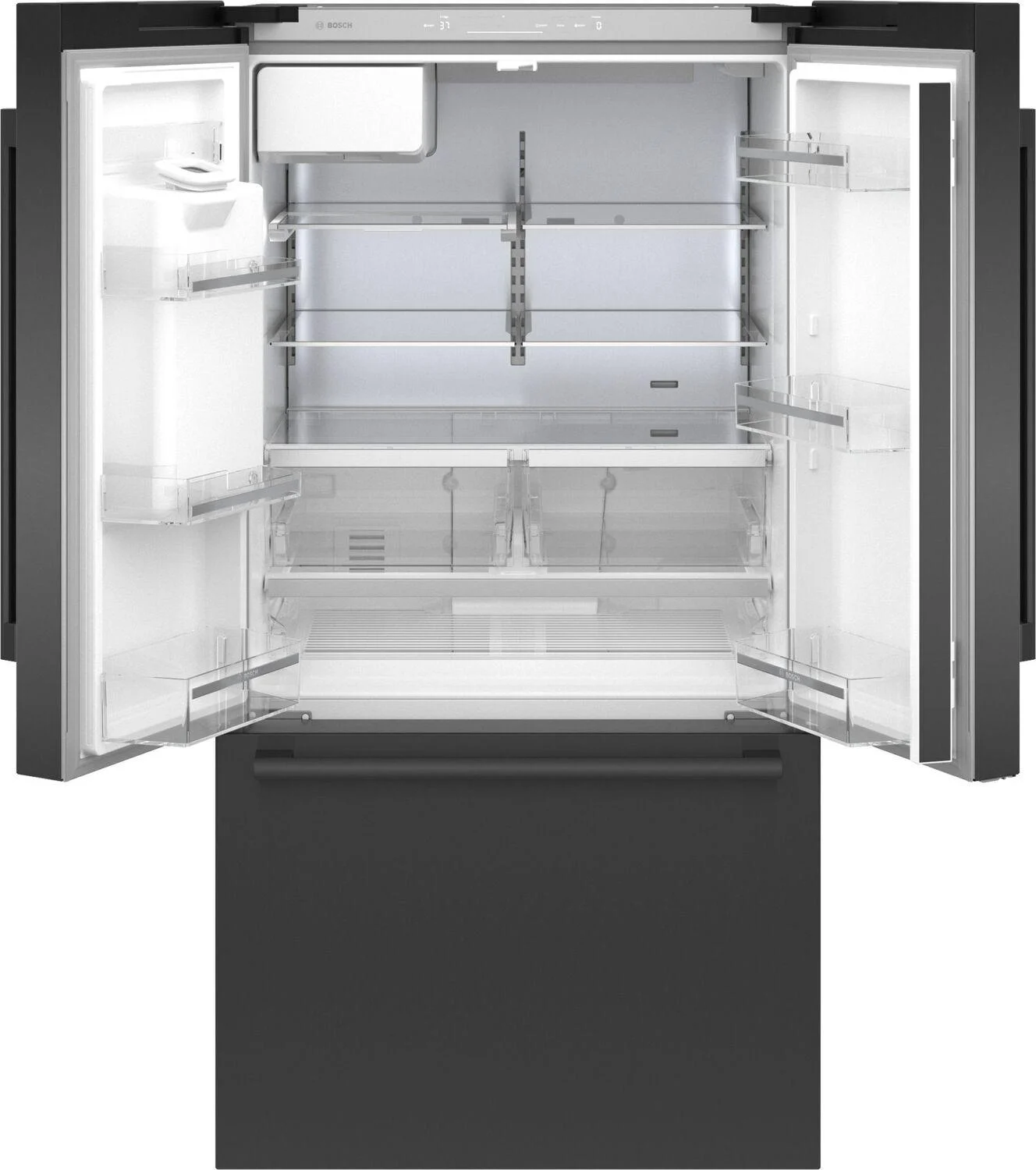 B36FD50SNB 36 Inch, 26 Cu. Ft. Freestanding French Door Bottom Mount Refrigerator