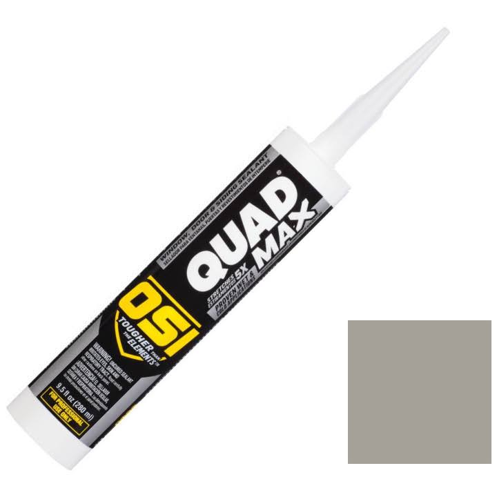 OSI Quad Max Window Door Siding Sealant Caulk 10oz Gray 587 12ct
