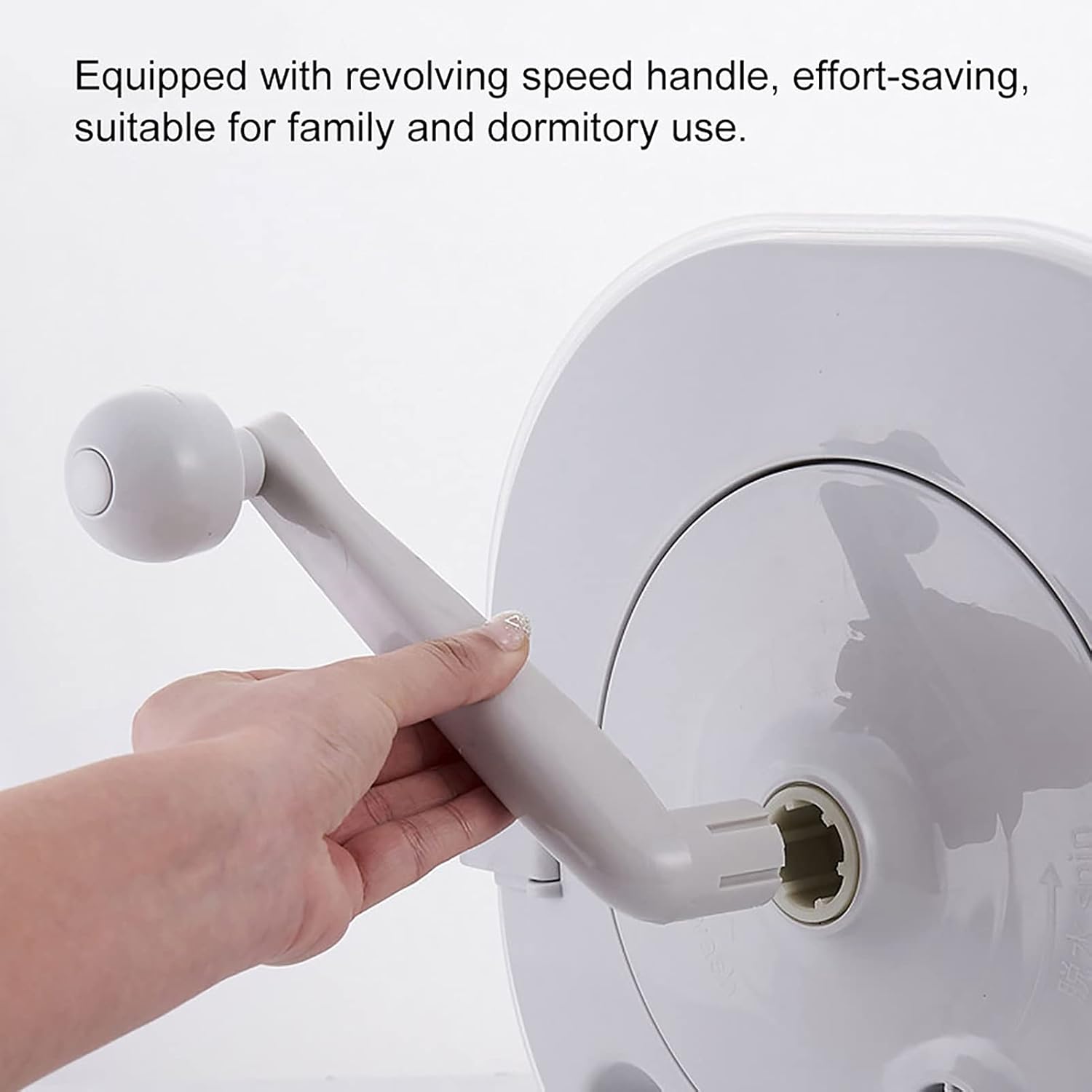Washing Maching, Hand Crank Washing Machine Manual Washer with Detachable Wash Basket Portable Washing Maching 1200rpm Rotating Speed & Fast Dehydration Easily Washer for Dormitory Apartment Camping
