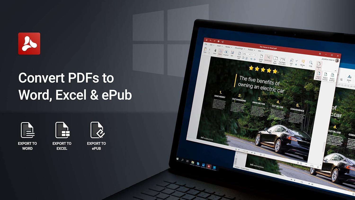 PDF Extra 2021 | Pro PDF Editor & Converter | Lifetime License to Edit, Convert, Fill & Sign, Protect, Annotate and Organize PDFs [PC Online code]