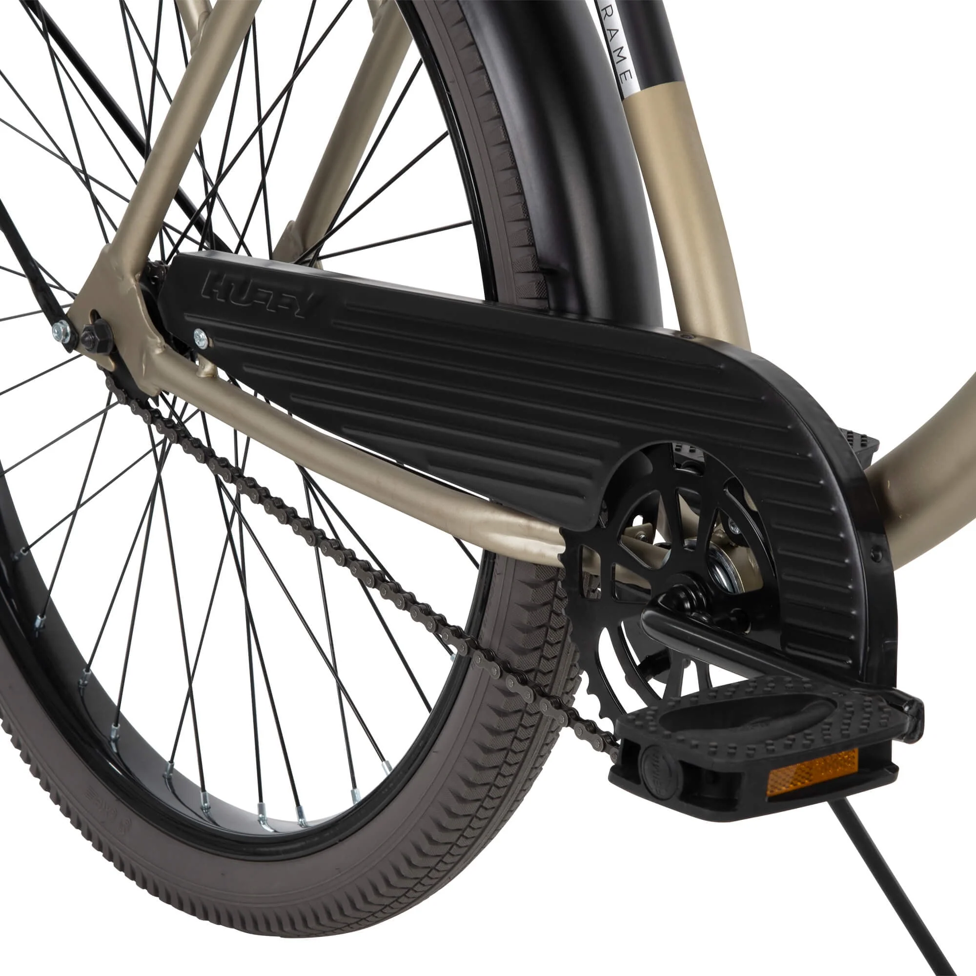 Huffy 26 Inch Nel Lusso Men's Cruiser Bike, Matte Black