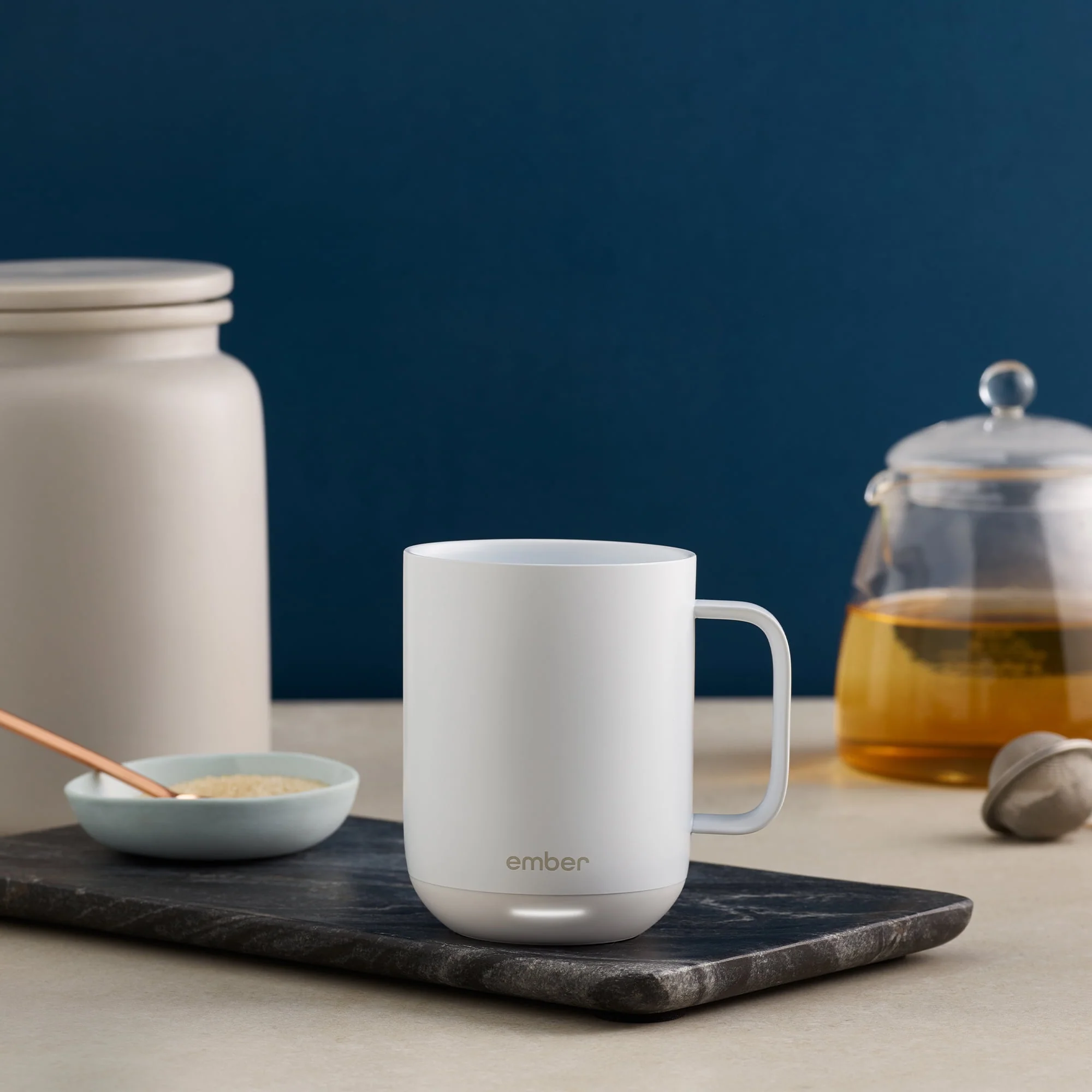 Ember Temperature Control Smart Mug 2, 10 oz, Black 1.5-hr Battery Life App Controlled Heated Coffee Mug Improved Design
