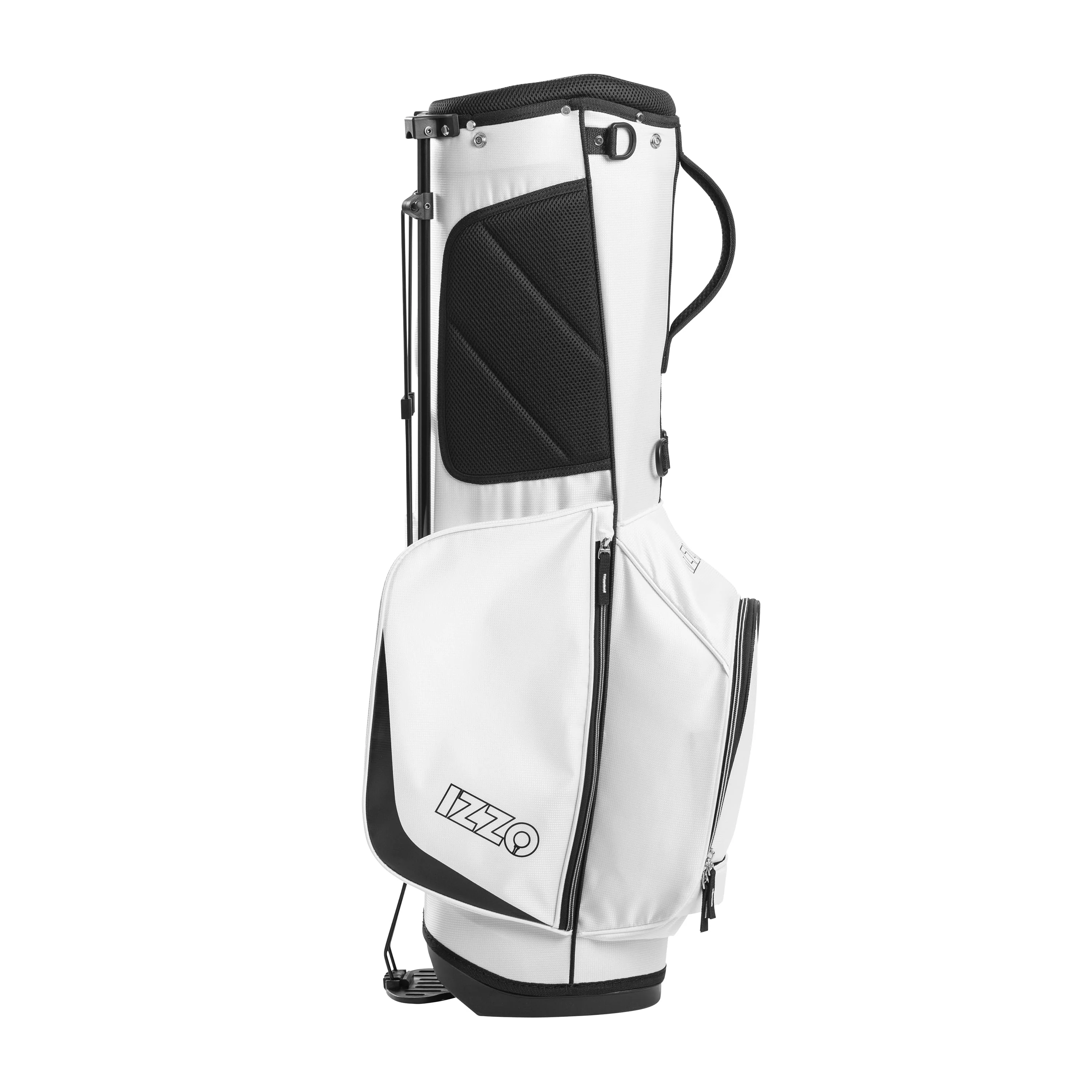 Izzo Golf Ultra-Lite Stand Bag - Grey/Lime