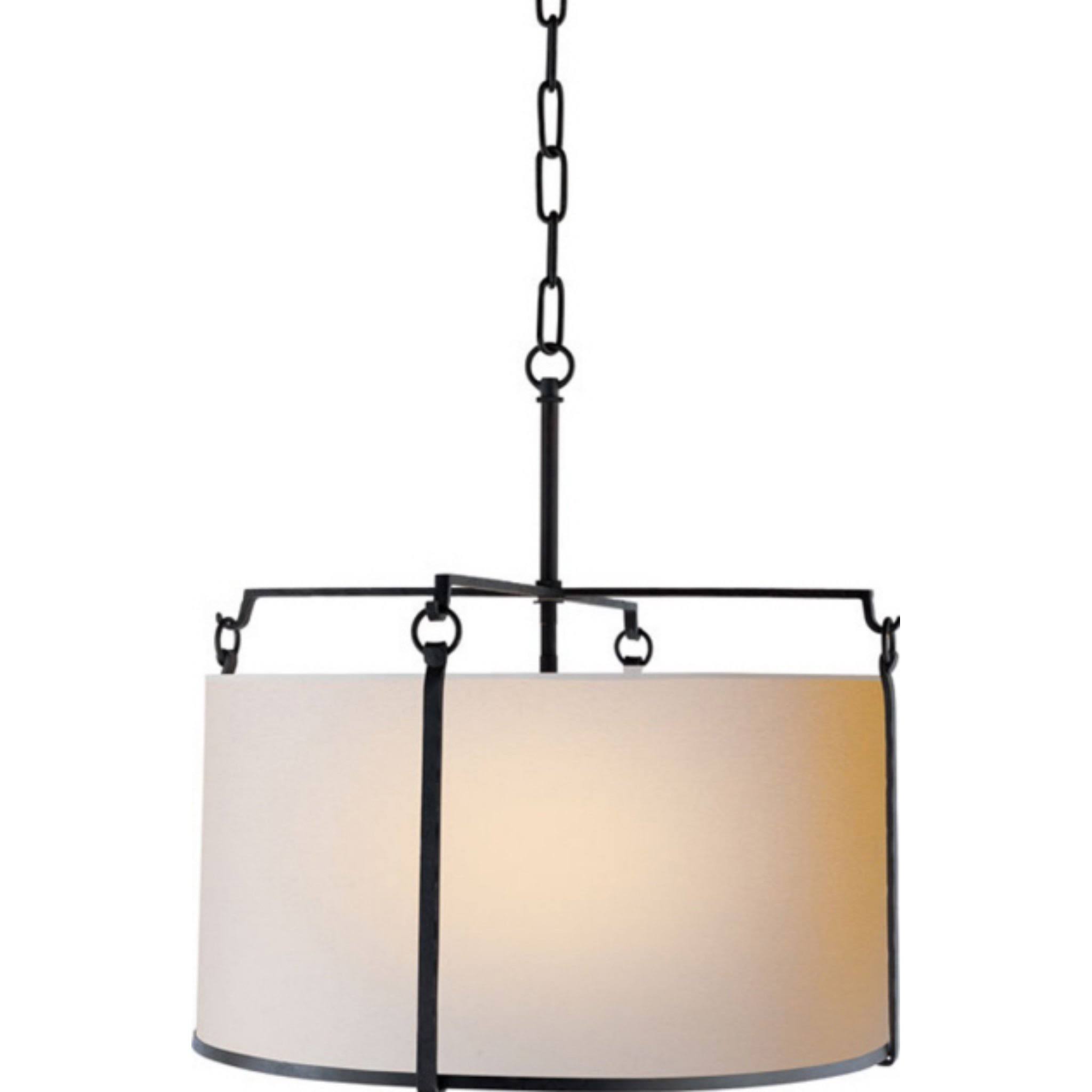 Aspen Large Hanging Shade - Black Rust - Visual Comfort