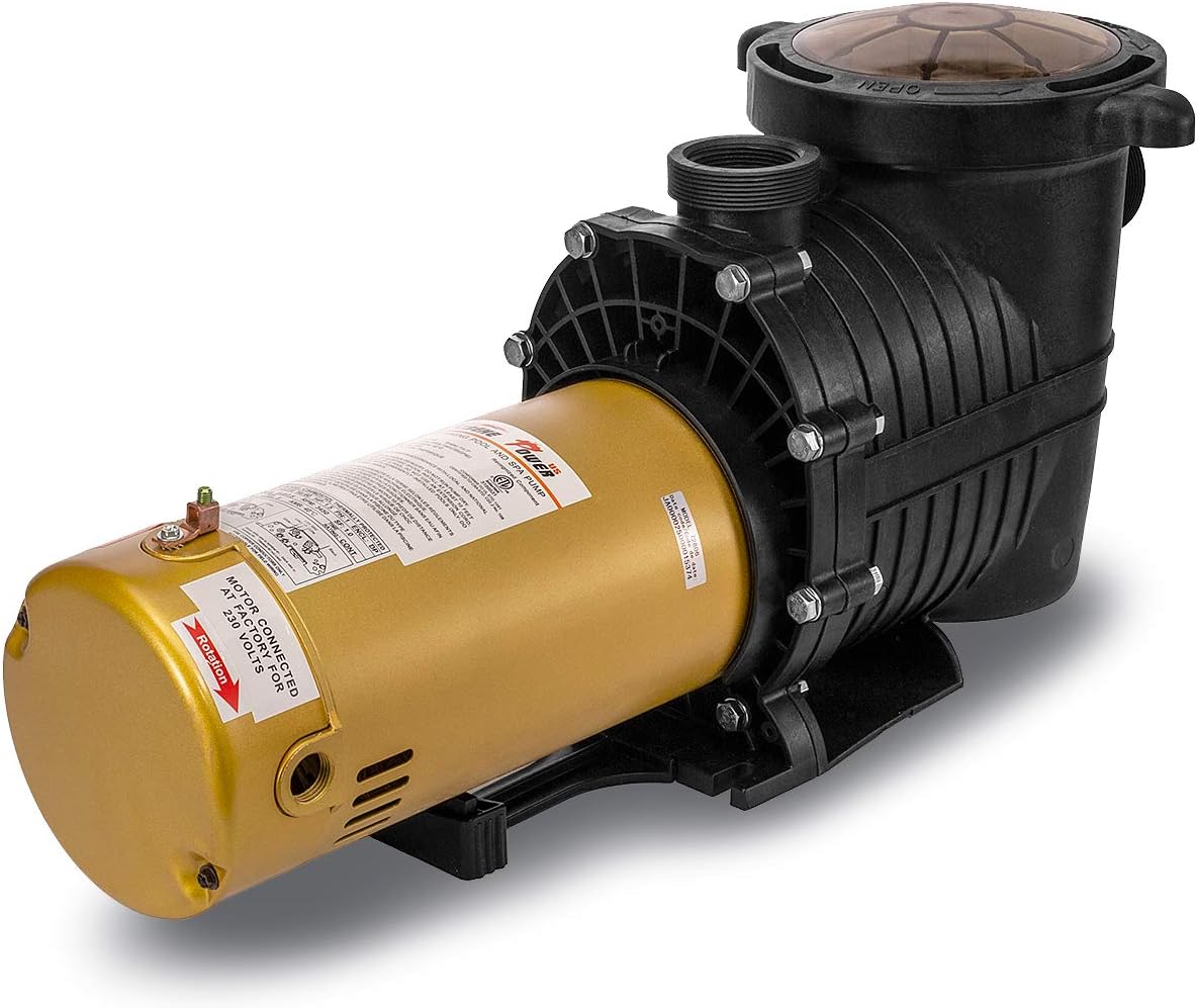 XtremepowerUS 1.5HP Inground Pool Pump 5280GPH 1.5" NPT Inlet/Outlet 220V Dual Speed