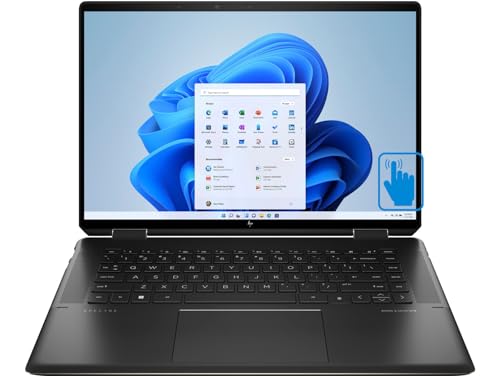 HP Spectre x360 2-in-1 Touch Laptop (Intel i7-11390H, 16GB RAM, 2TB PCIe SSD, Intel Iris Xe, 16.0", Active Pen, Backlit Keyboard, Fingerprint, WiFi, Bluetooth, Windows 11 Home) w/DKZ Hub (Renewed)