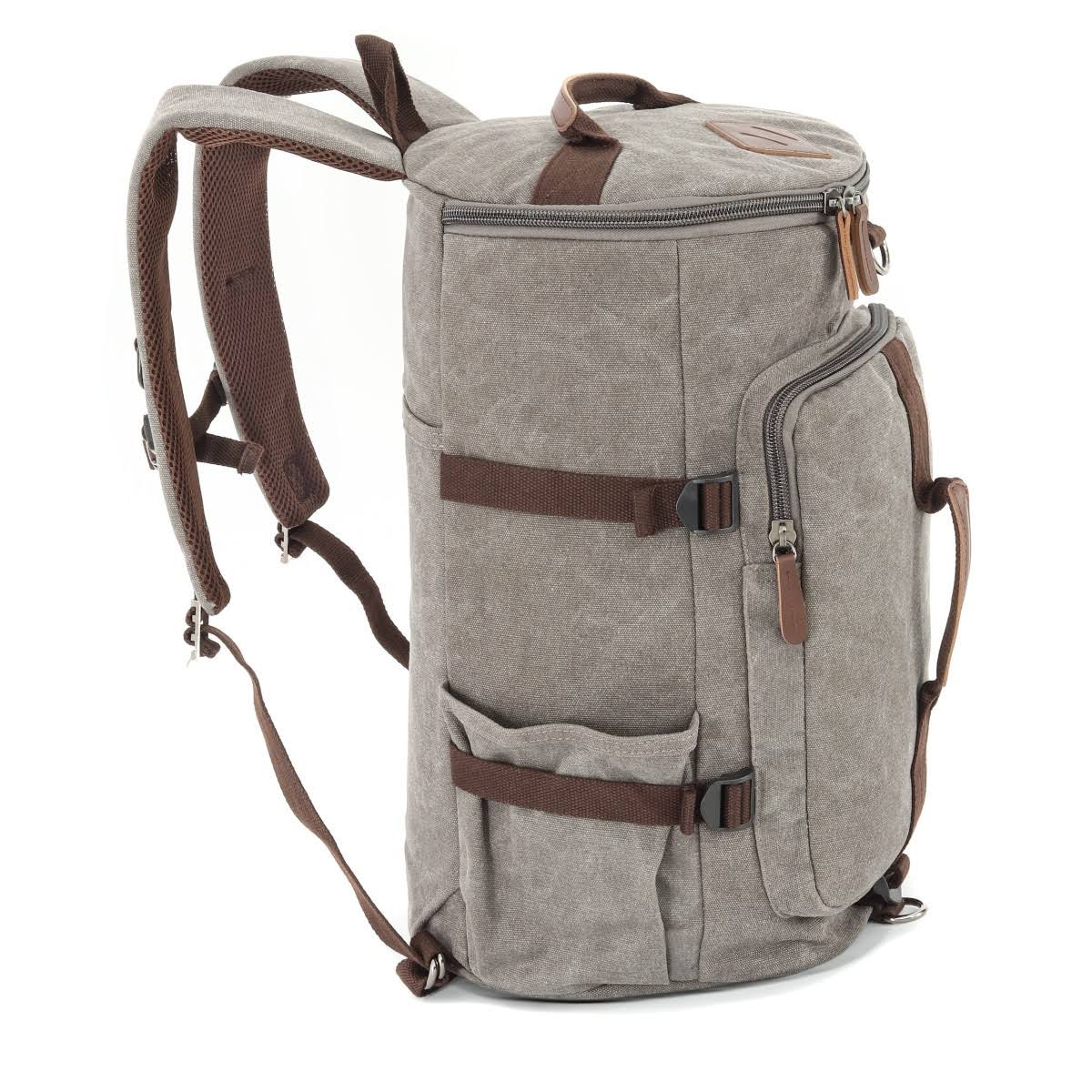 Motorcycle Roll Bag Craftride VG5 Tail Bag Vintage 30Ltr Incl. Straps Light Grey