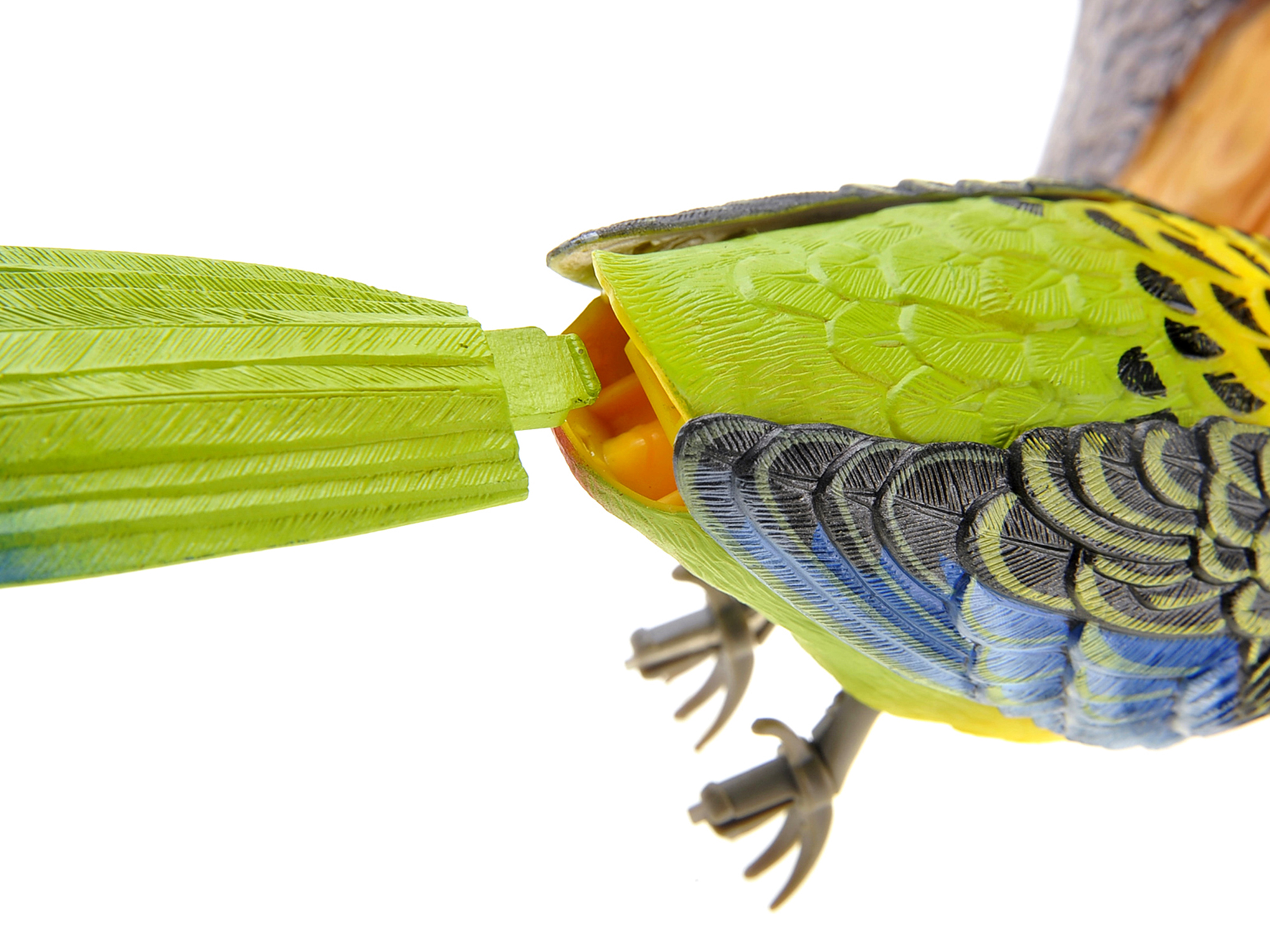 Singing and Chirping Bird Wall Mount Fun Dancing Bird With Motion Sensor Electronic Pets Toy Simulation Parrot Office Home Decor Ornament