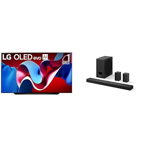 LG 65-Inch Class OLED evo C4 Series Smart TV 4K Processor Flat Screen with Magic Remote AI-Powered with Alexa Built-in (OLED65C4PUA, 2024)