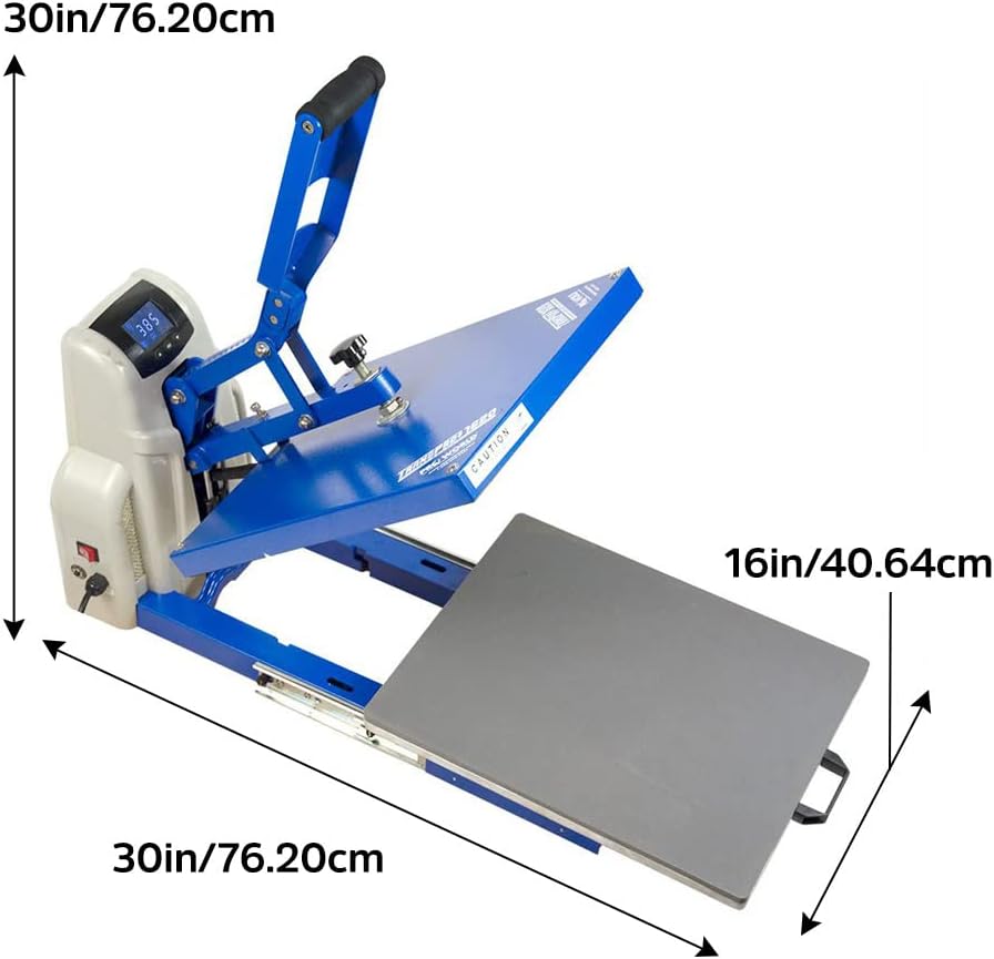 TRANSPRO Select Heat Press, 16x20 in. Heat Press Machine, Clamshell Press for Sublimation, Heat Transfers, Heat Transfer Vinyl, Fast Heat Up, Digital Temperature Control – Ideal for Garments, Totes