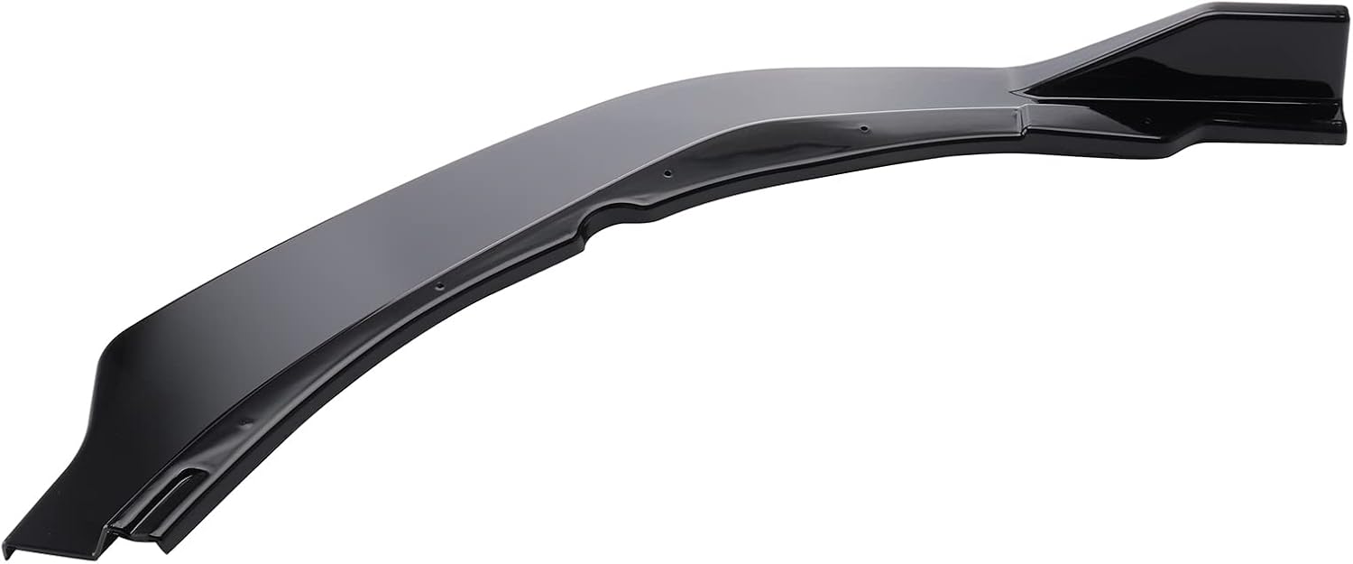 MotorFansClub 3Pcs Front Bumper Lip Fit for Compatible with Camry SE XSE 2021+, ABS Glossy Black Front Splitter Spoiler Pack of 2
