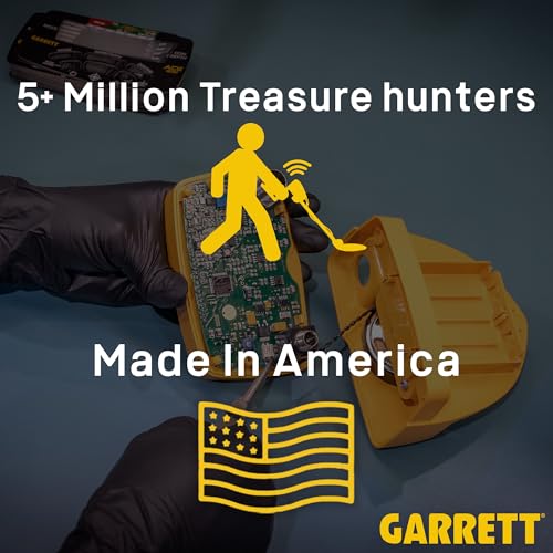 Garrett ACE 150 Metal Detector for Adults and Kids, Made in USA, Waterproof Search Coil