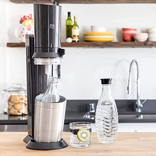 SodaStream Aqua Fizz Sparkling Water Machine with Co2 & Glass Carafes