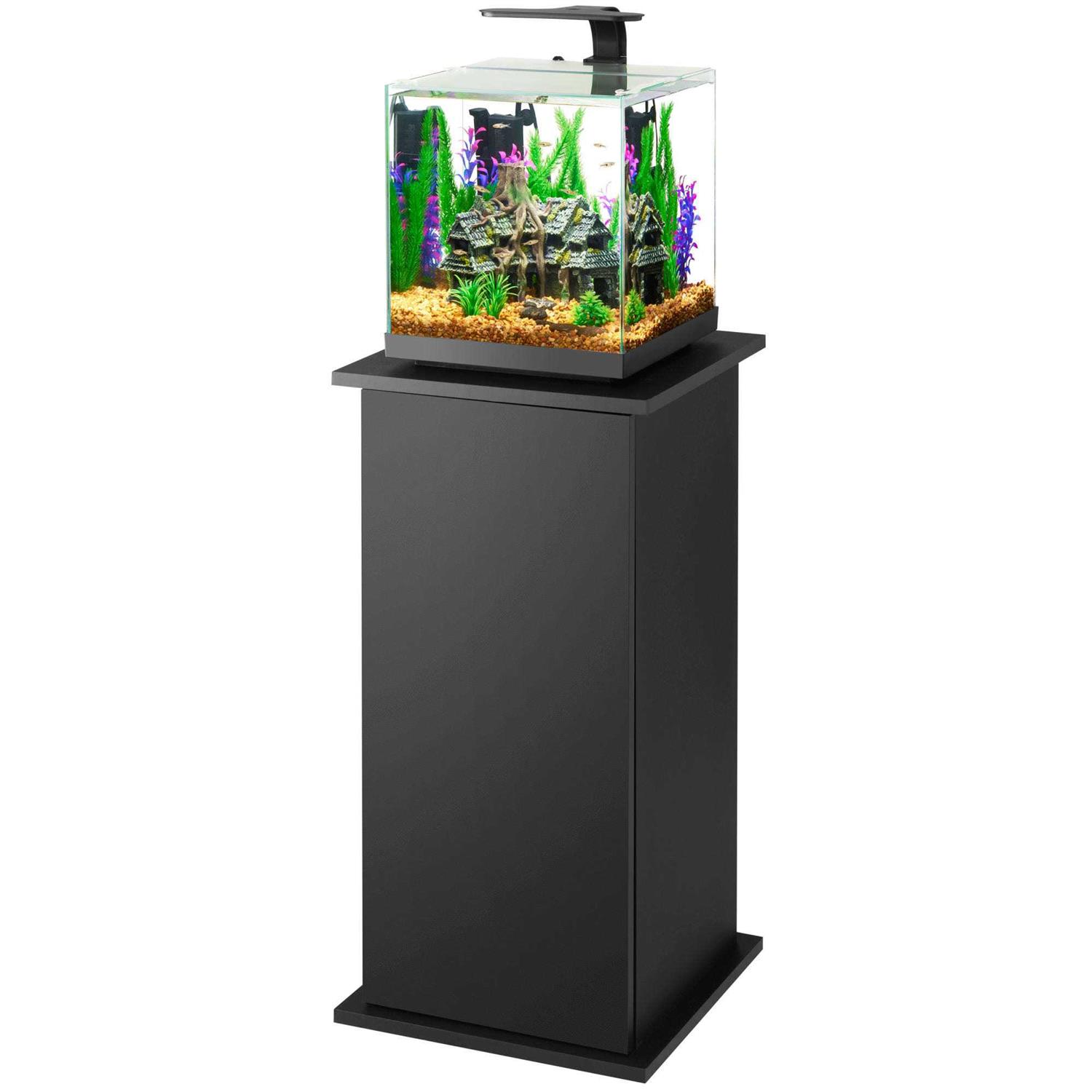 Aqueon Black Pedestal Aquarium Stand - Pet Supplies online store