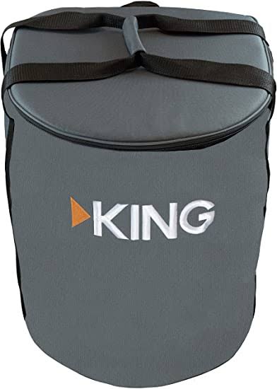 King CB1000 Carry Bag for Portable Satellite Antenna, Gray