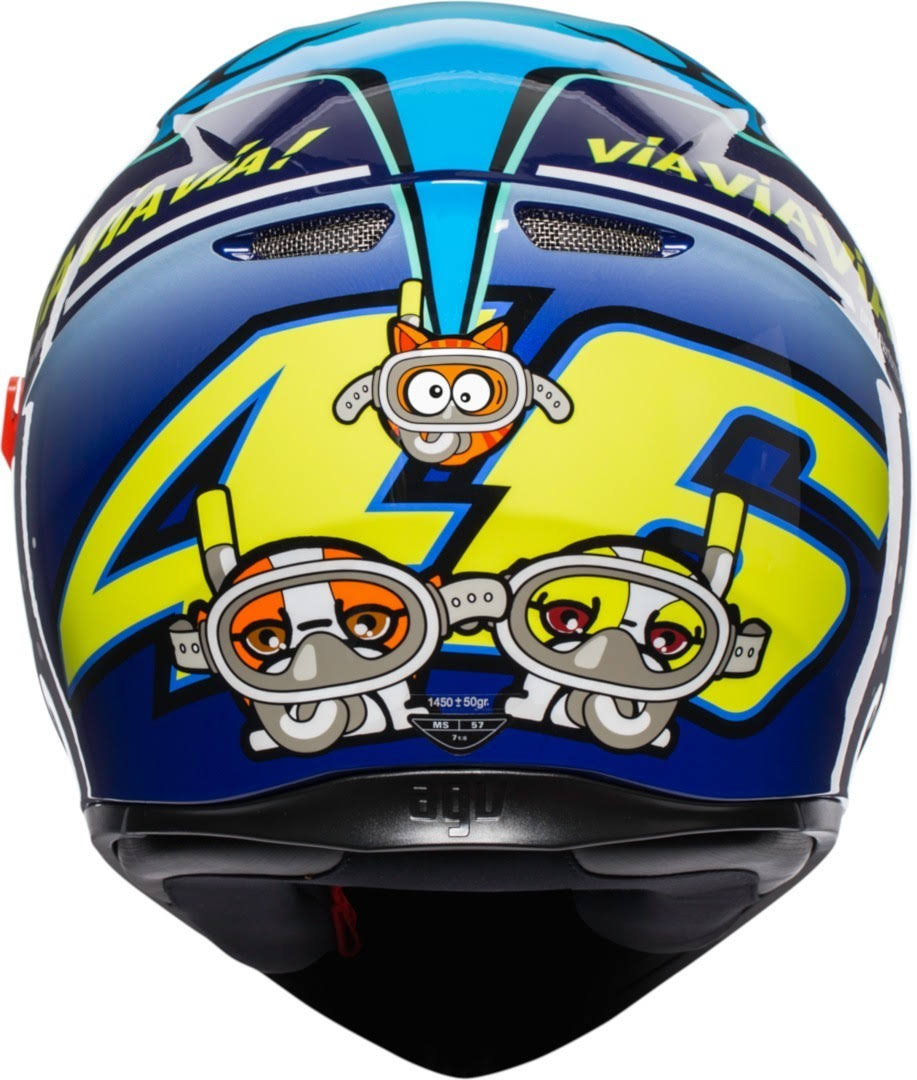 AGV K3 SV Max Vision Rossi Misano 2015 Full Face Helmet