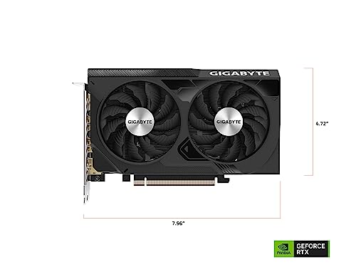 GIGABYTE GeForce RTX 5060 Gaming OC 8G Graphics Card, 8GB 128-bit GDDR7, PCIe 5.0, WINDFORCE Cooling System, GV-N5060GAMING OC-8GD Video Card