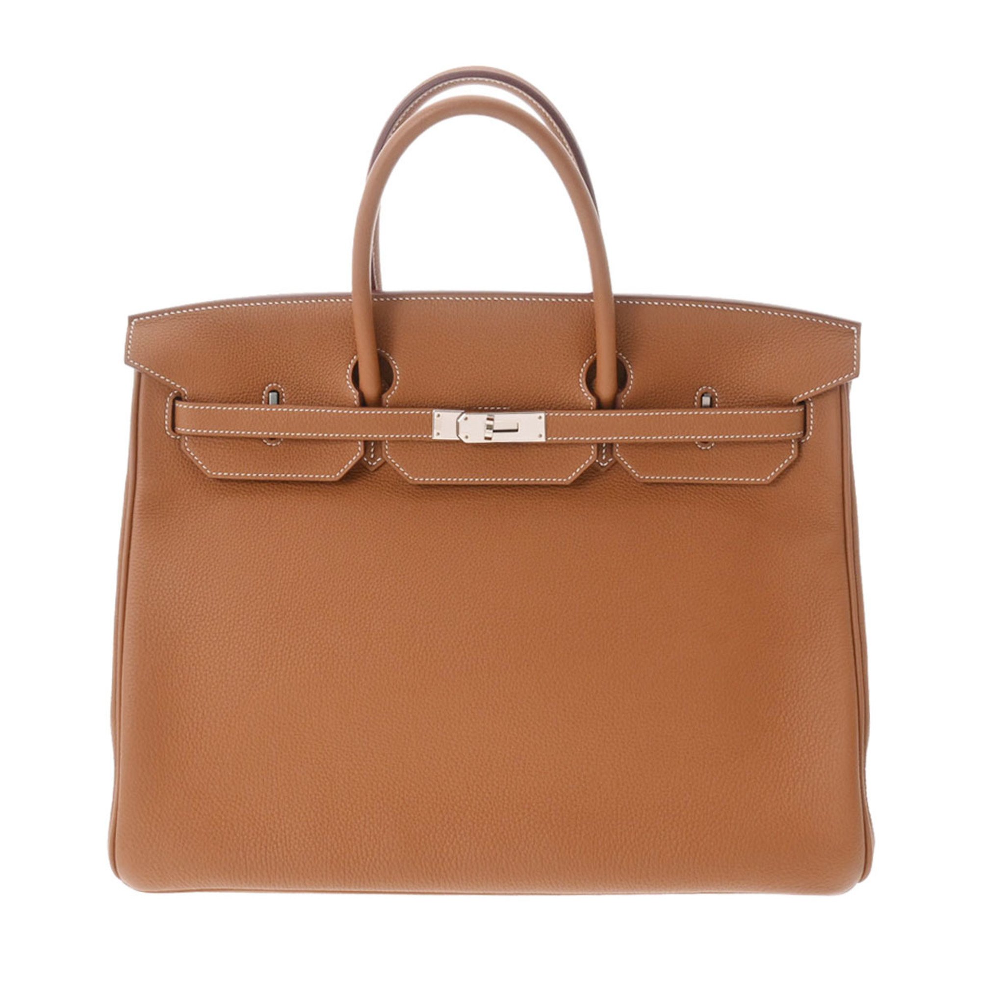Pre-Owned HERMES Hermes Birkin 40 Gold Palladium Hardware Y Stamped (around 2020) Ladies Togo Handbag (Like New)