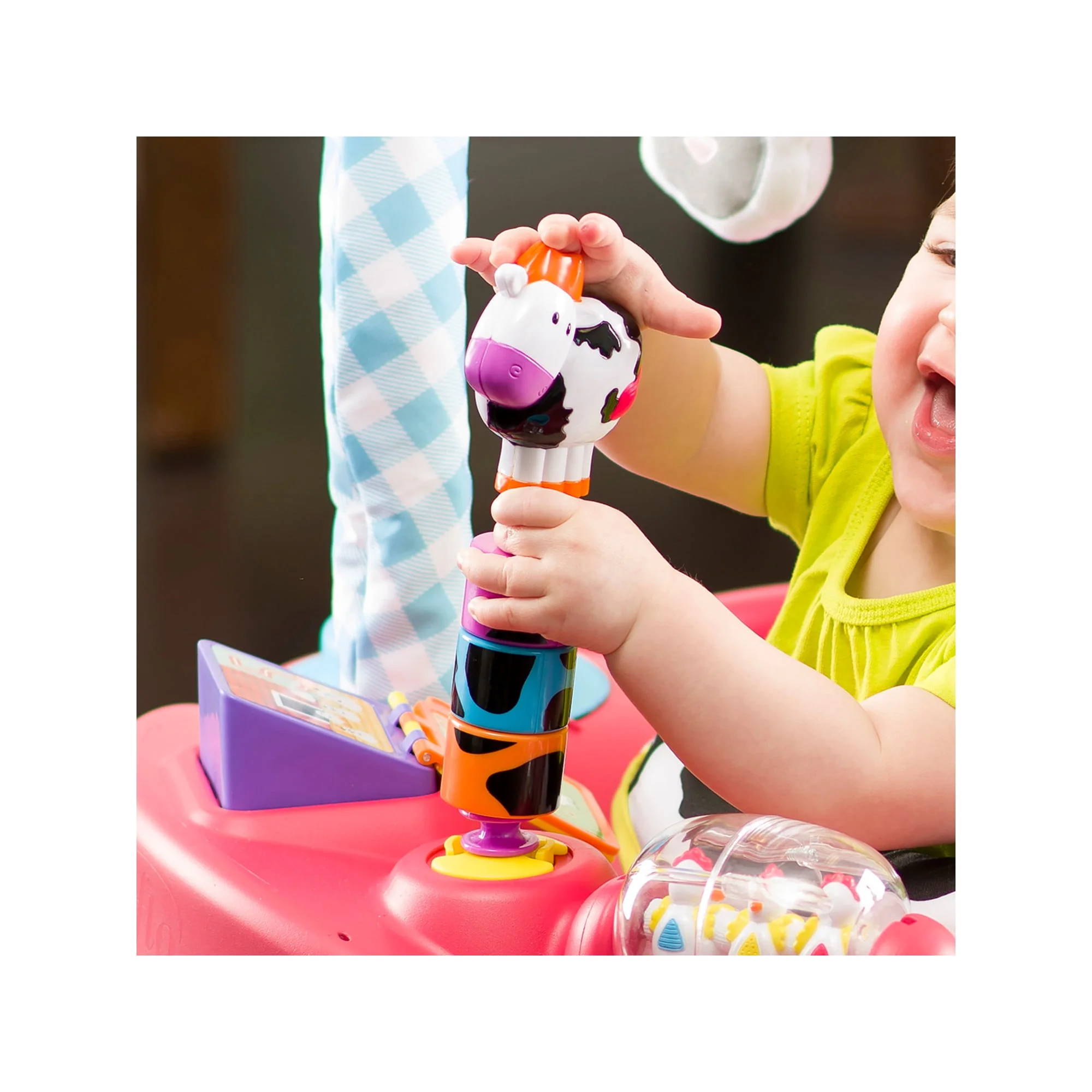 ExerSaucer Moovin' & Groovin' Bouncing Activity Saucer, Unisex