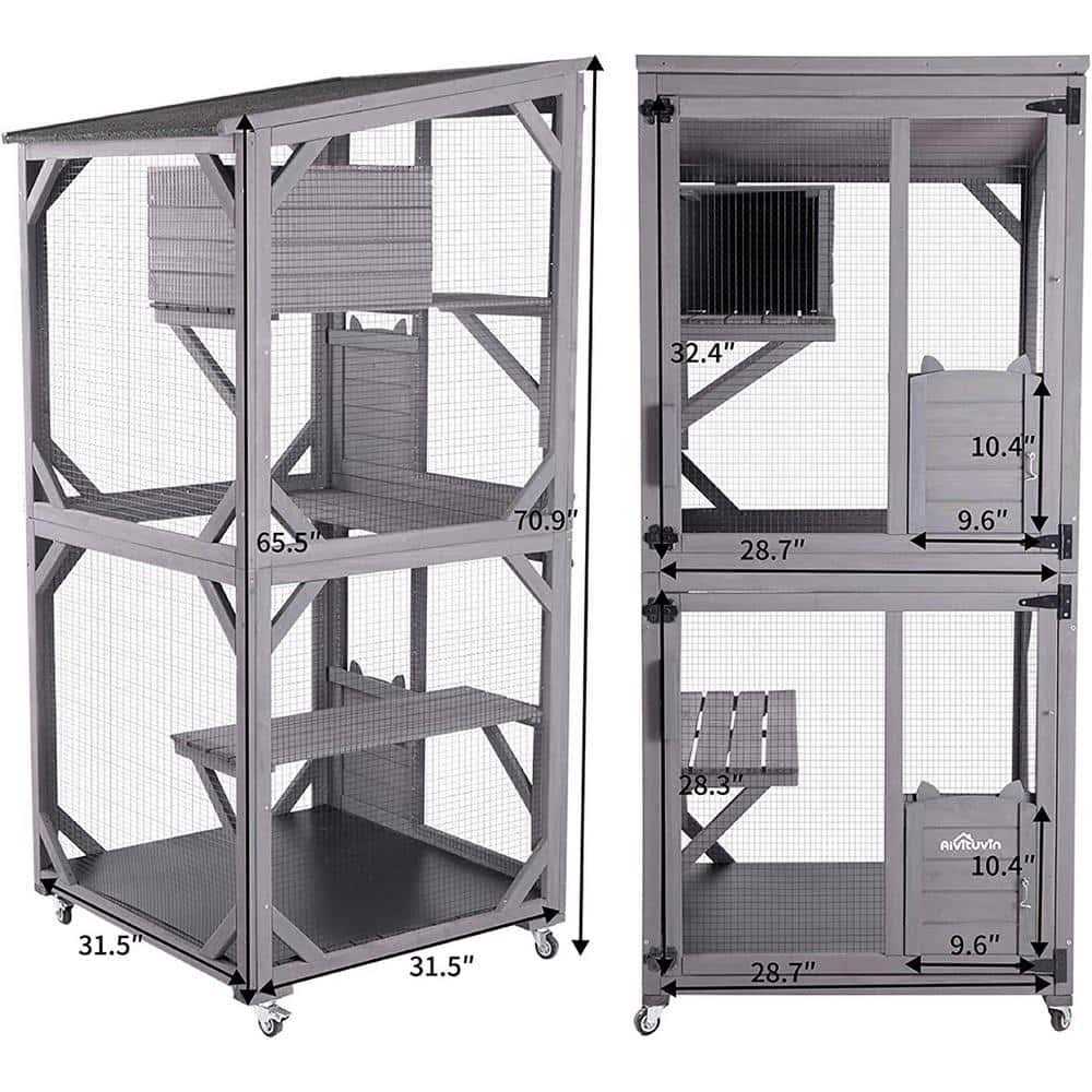 Aivituvin Cat House Outdoor Cat Catio AIR22 - Pet Supplies online store