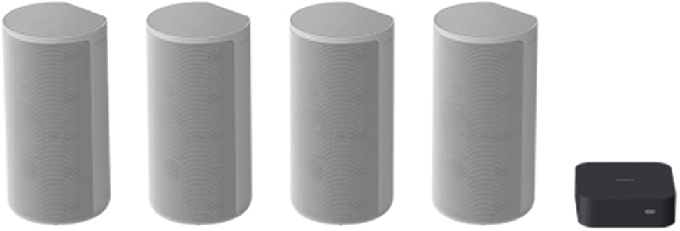 Sony HT-A9 High Performance Dolby Atmos 4-Speaker Home Theater System Bundle 7.1" 300W Wireless Subwoofer for HT-A9/A7000 Soundbars and 1 YR CPS Enhanced Protection Pack