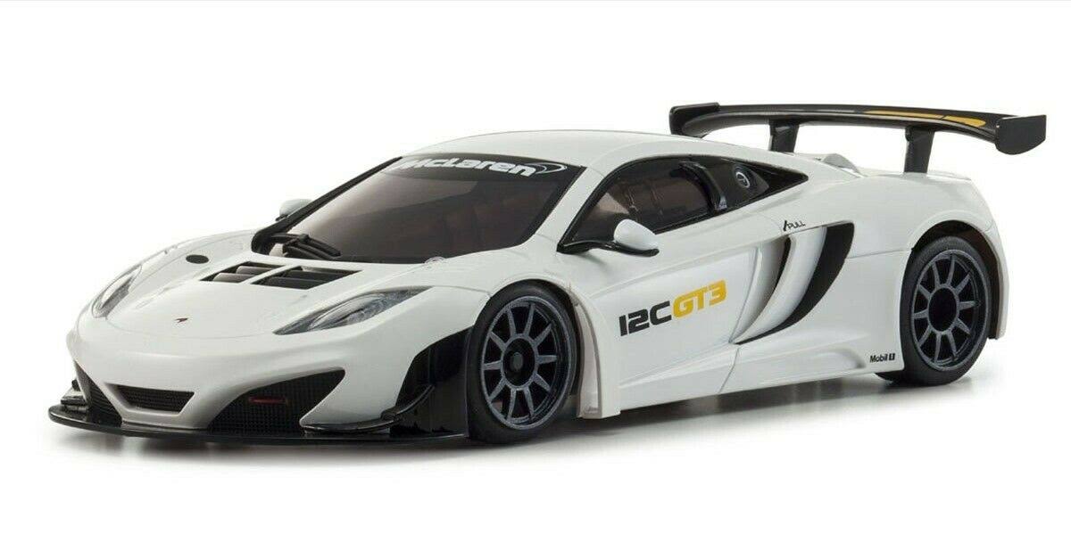 Kyosho Mini-Z ASC Mr03w mm McLaren 12C GT3 2013 ASC Autoscale Body Set Mzp226w, White