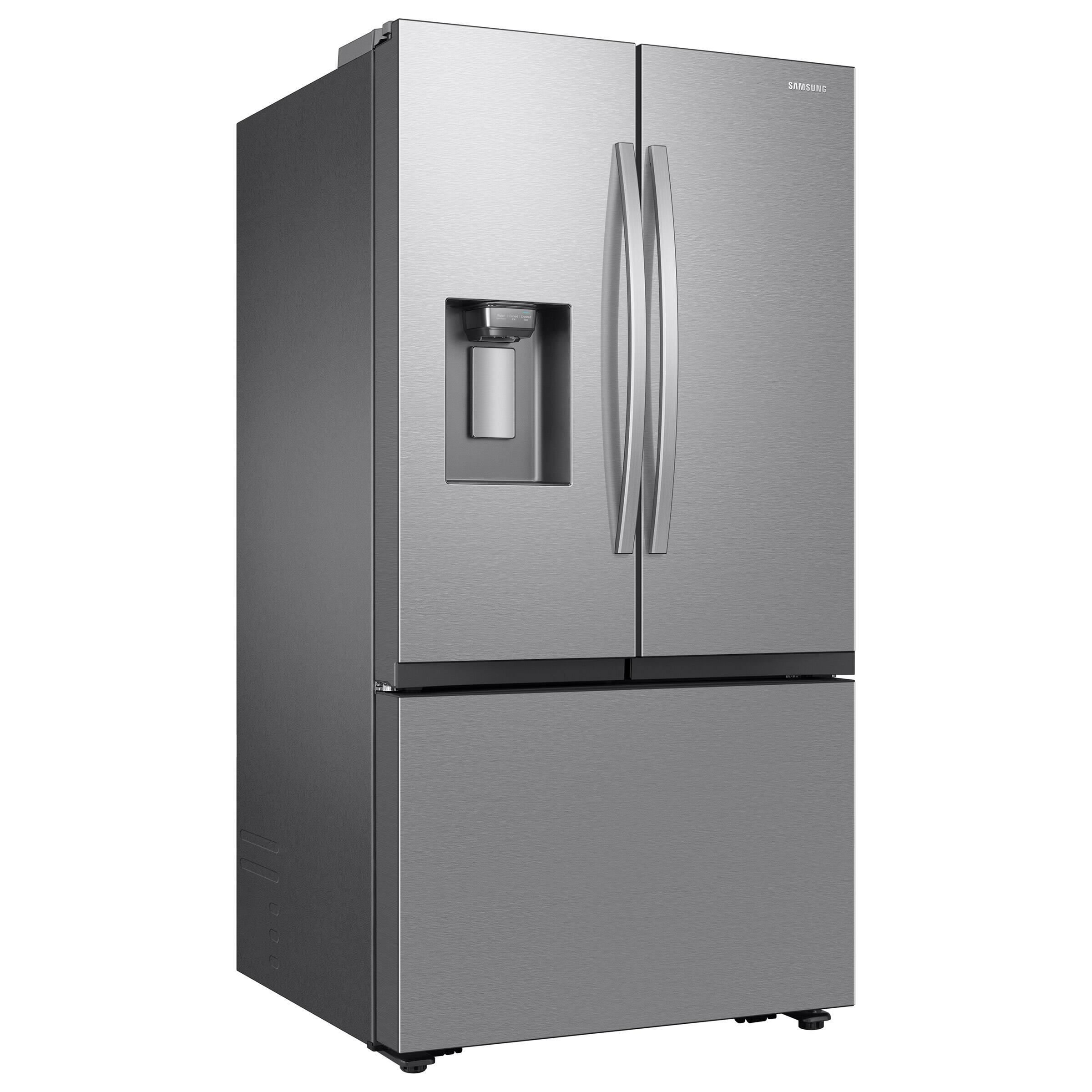 SAMSUNG 36 IN. 30.5 CU. FT. STAINLESS STEEL 3 DOOR FRENCH DOOR REFRIGERATOR WITH EXTERIOR WATER DISP