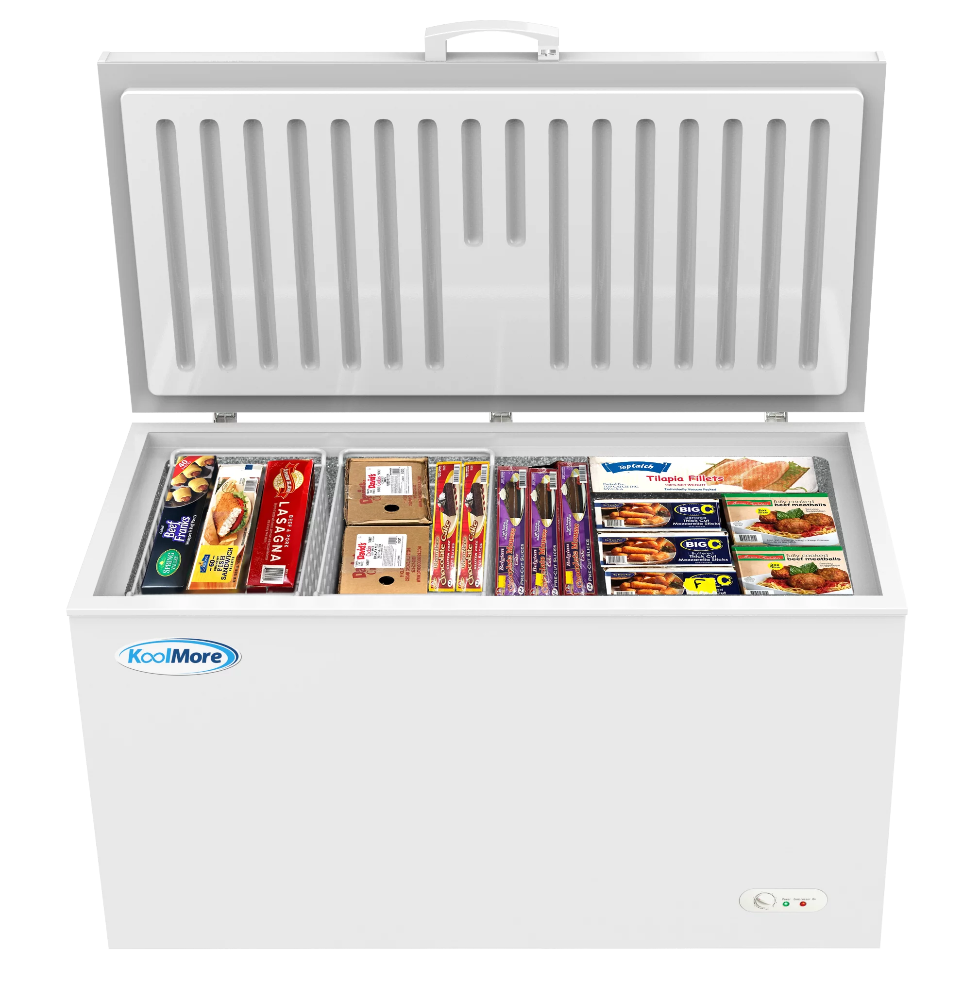 KoolMore 60 in. Commercial Chest Freezer 16 Cu ft.
