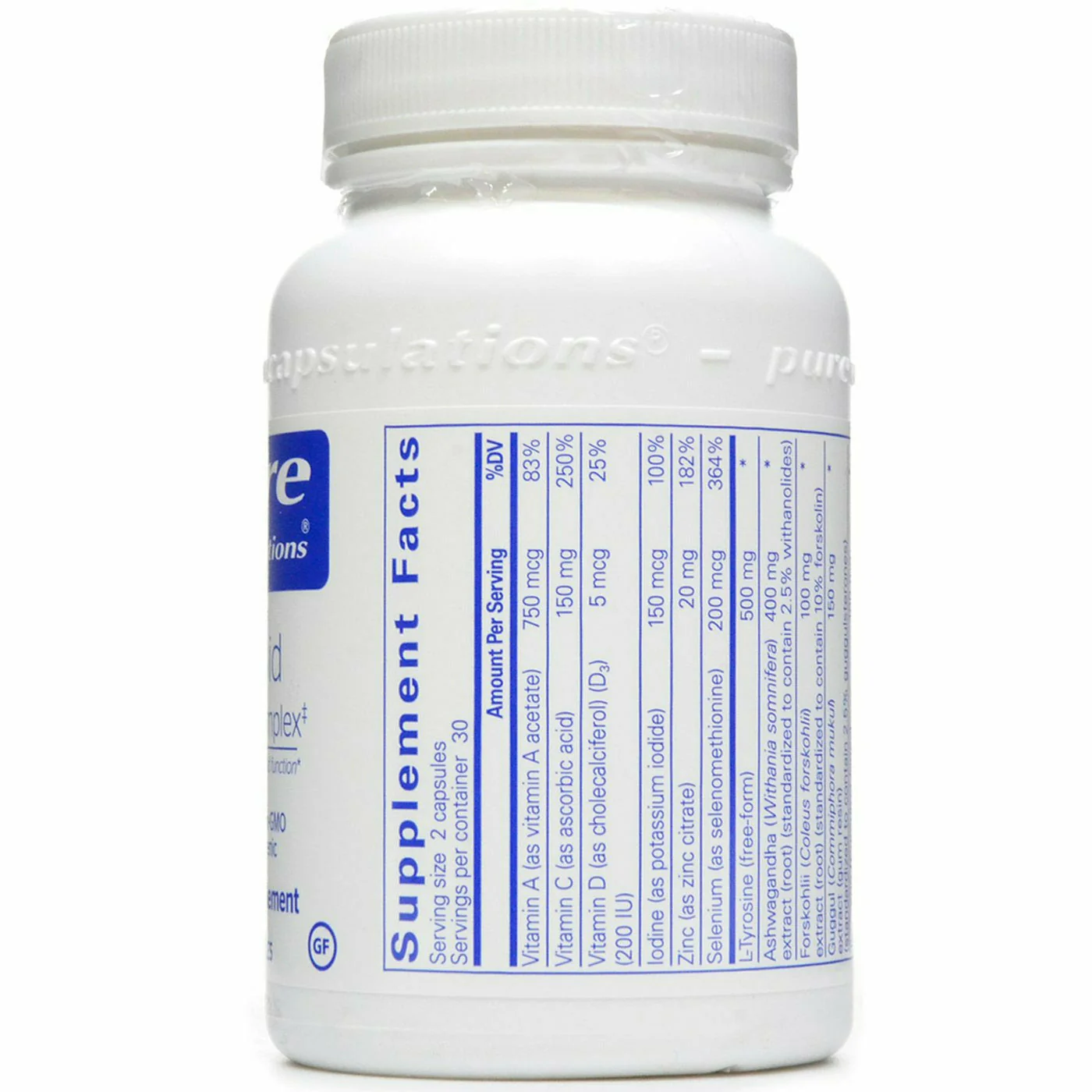 Thyroid Support Complex by Pure Encapsulations - Kansas Nuitrition - HNZSDS