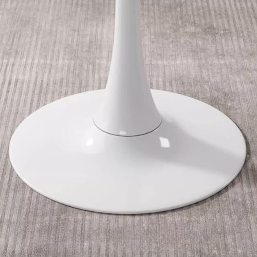 Bistro Table Marble Dining Table 60/70/80cm Round Kitchen Table with Metal Base 4 Seater Dinner Table Furniture Modern Coffee Table for Kitchen Dining Room Living Room
