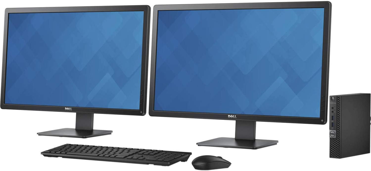 Dell OptiPlex 3050 Micro Desktop Computer, Intel Core i5-7500T Upto 3.3GHz 8GB RAM, 512GB SSD, AC Wi-Fi, Bluetooth, DisplayPort, HDMI - Windows 10 Pro (Renewed)
