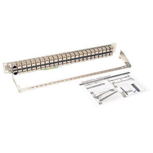 Tripp Lite 24-Port Cat6a Patch Panel Feedthrough Rackmount RJ45 Ethernet 1U Patch panel - CAT 6a - RJ-45 X 24 - 1U - 24 ports