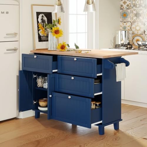 3-Piece Farmhouse Kitchen Island Set with 2 Dining Chairs, Dining Table Set with Storage Cabinet, Drawers and Towel Rack for Small Place, Apartment, Breakfast, Pub, White, YOUKTCZY03