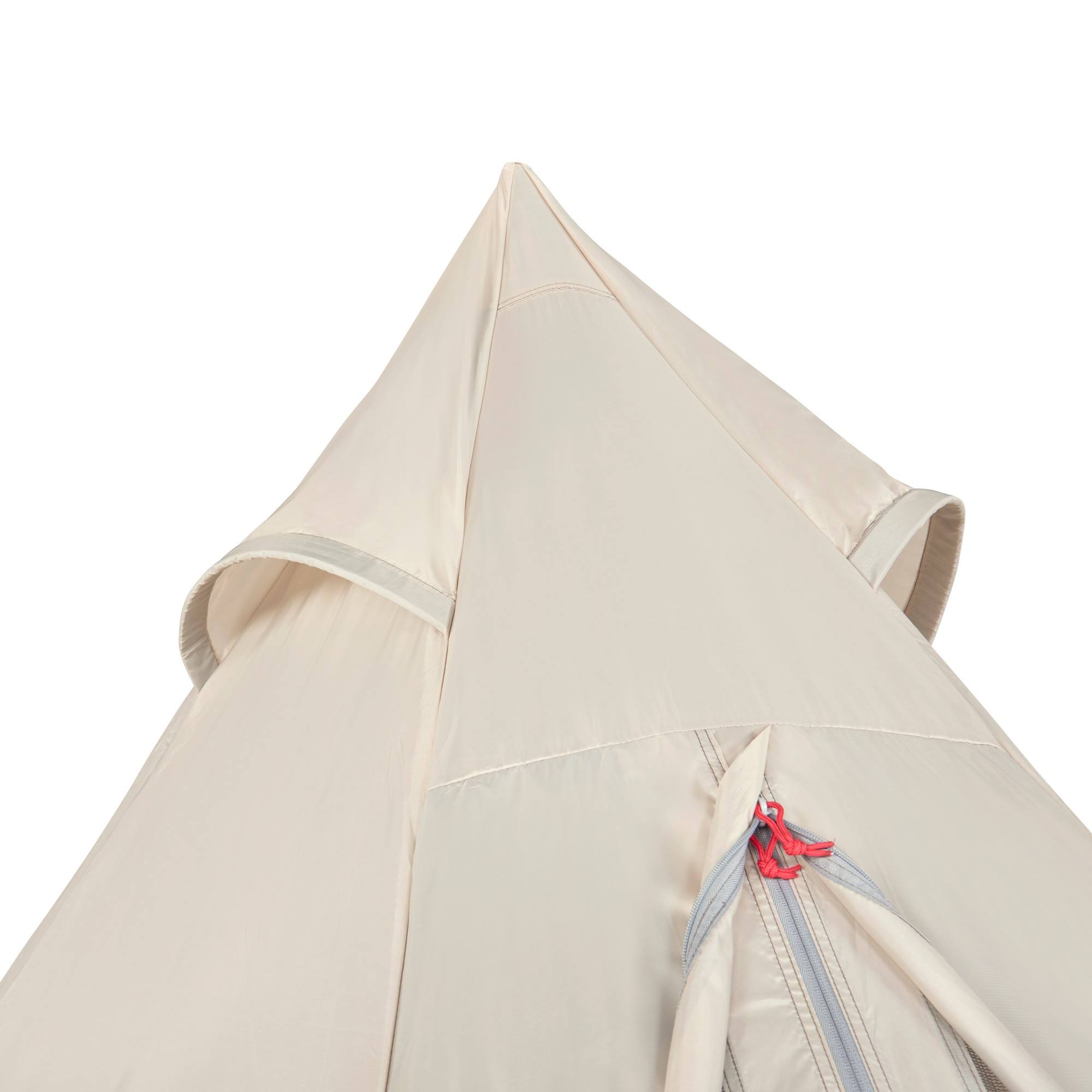 Wenzel 11.5 x 10 Shenanigan Large 5 Person Trail Camping Teepee Tent, Red Plaid
