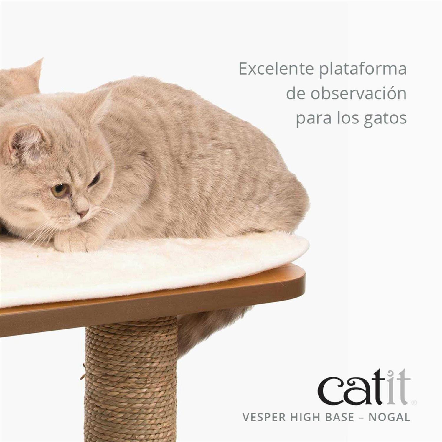 Vesper Cat Tree High Base Oak - Pet Supplies online store