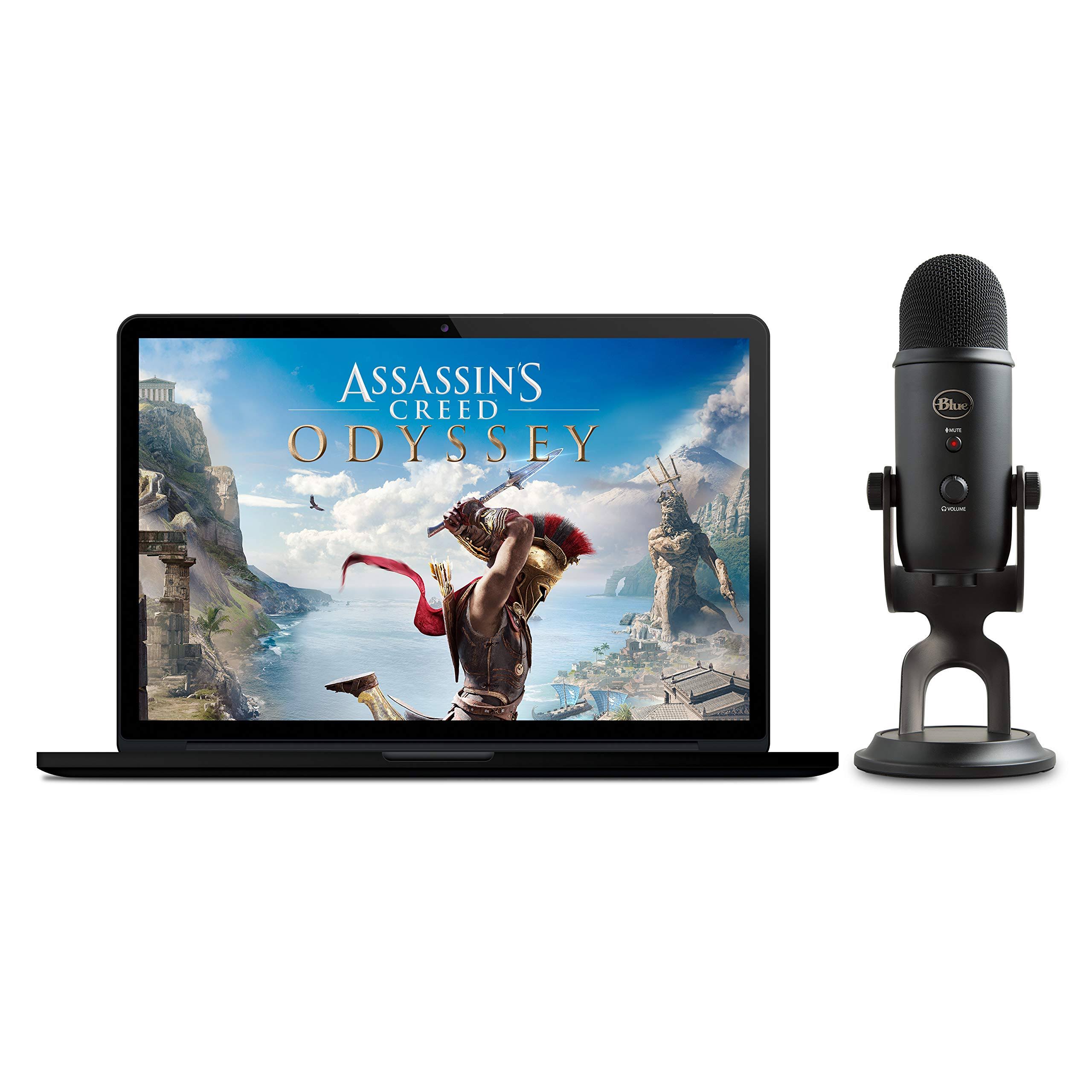 Blue Microphones Yeti Microphone - Cardioid/Omni-Directional/Bi-Directional/Stereo - Blackout
